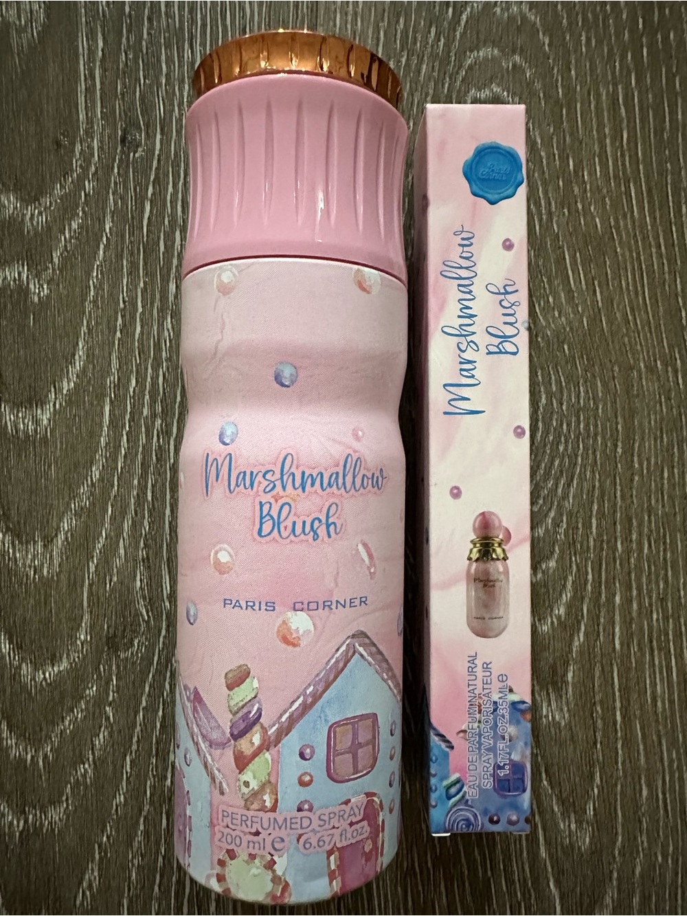 Paris Corner Marshmallow Blush Perfumed Spray Bundle